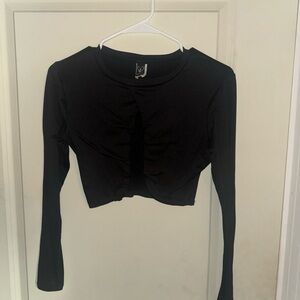 Black Long Sleeve Women's Top